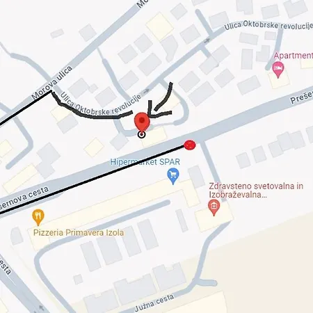 Apartma Na Trati * Изола